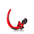 Oxballs Puppy Tail Buttplug Pug Red Black