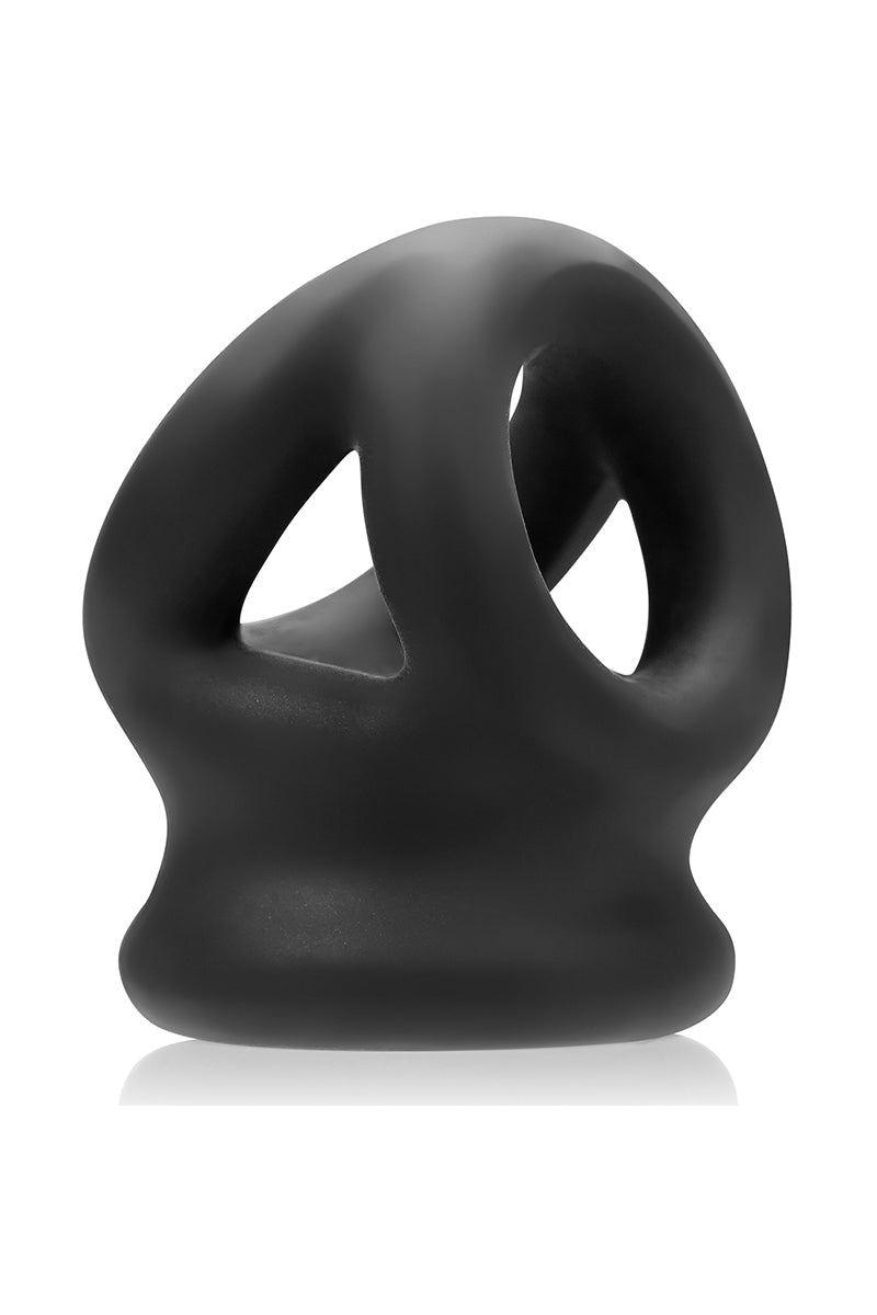 Oxballs Tri Squeeze Cocksling Ballstretcher Black Ice