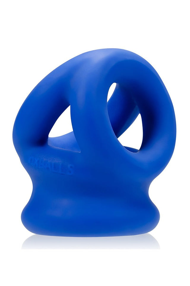 Oxballs Tri Squeeze Cocksling Ballstretcher Cobalt Ice