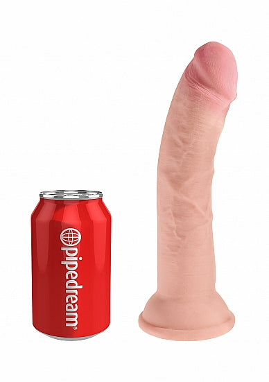 Pipedream King Cock PLUS 8 Inch Triple Density Dildo Flesh