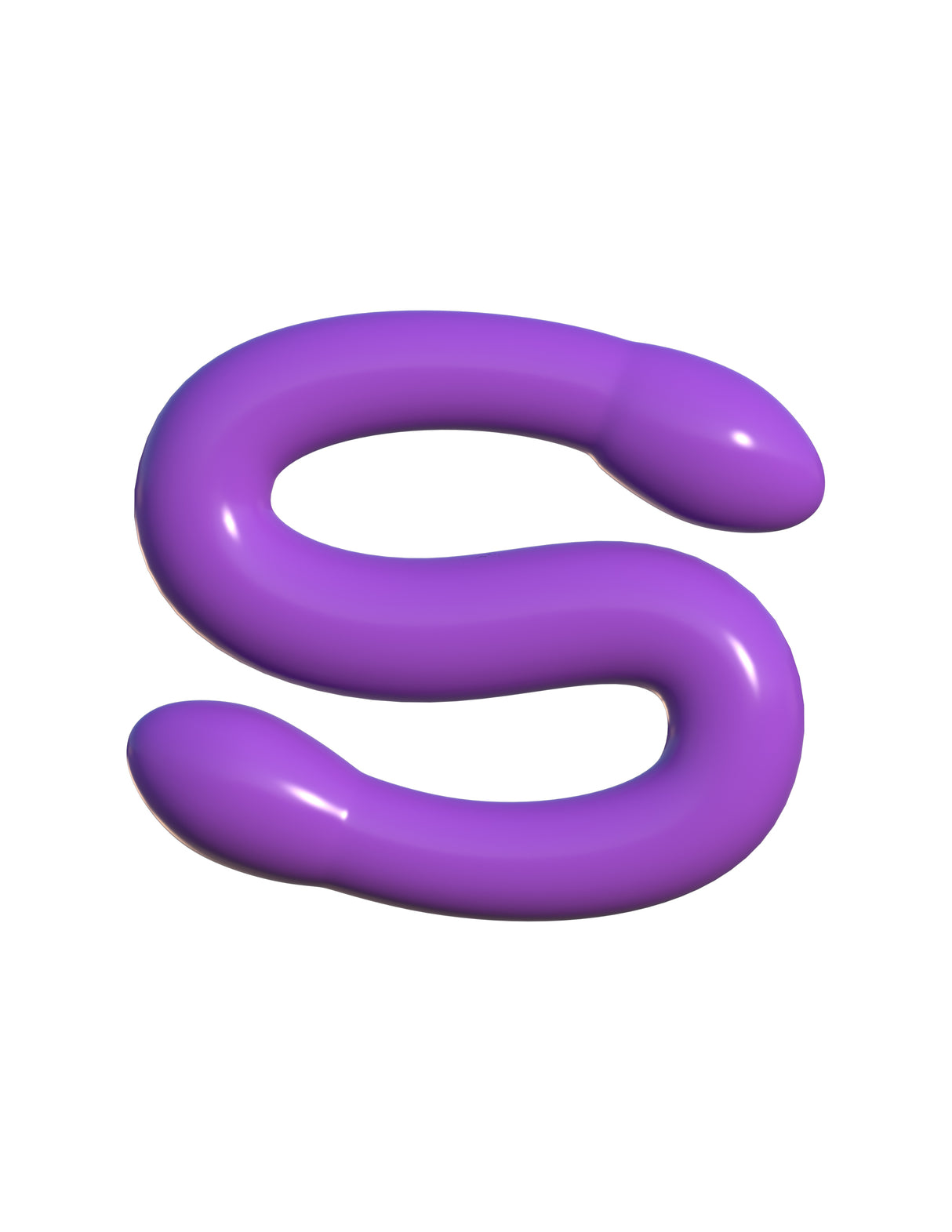 Pipedream Classix Double Whammy Double Ended Dildo 17.25 Inch Purple