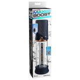 Pipedream Pump Worx Max Boost Penis Pump Blue Clear