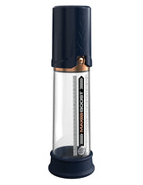 Pipedream Pump Worx Max Boost Penis Pump Blue Clear
