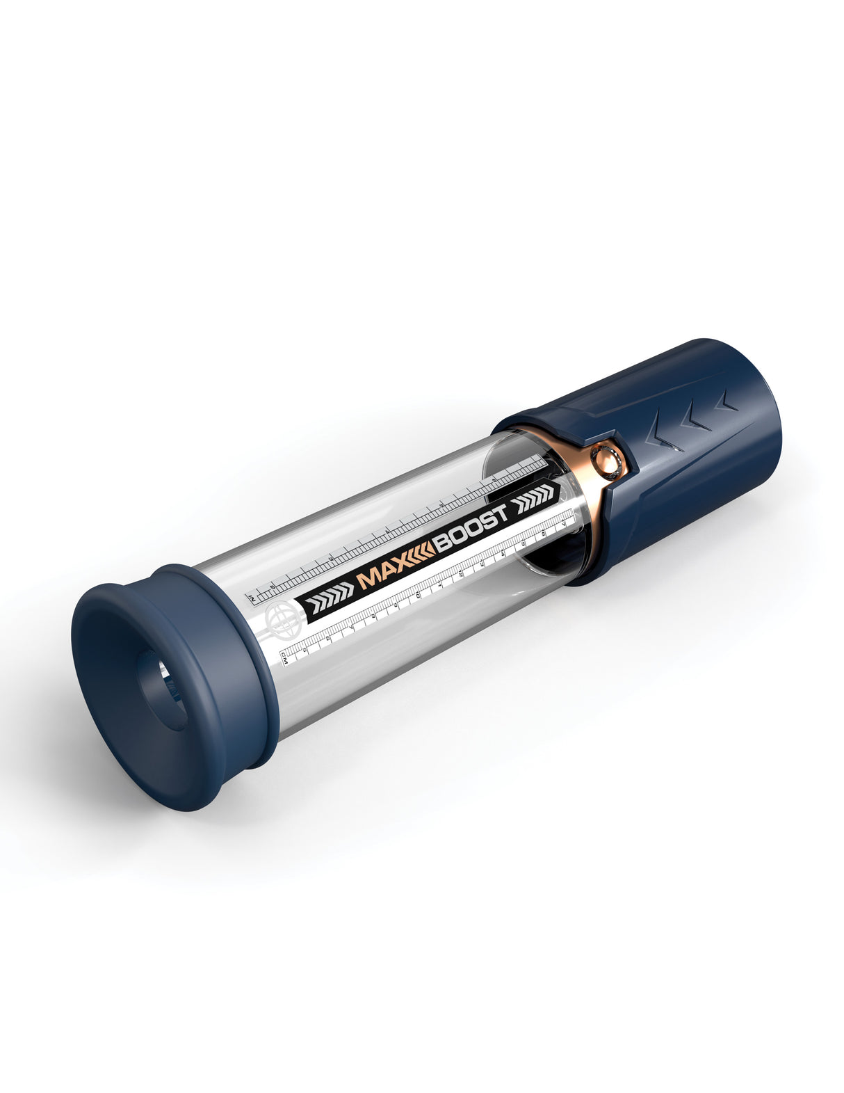 Pipedream Pump Worx Max Boost Penis Pump Blue Clear