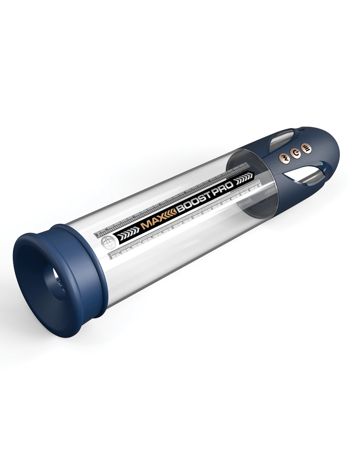 Pipedream Pump Worx Max Boost Pro Flow Penis Pump Blue Clear