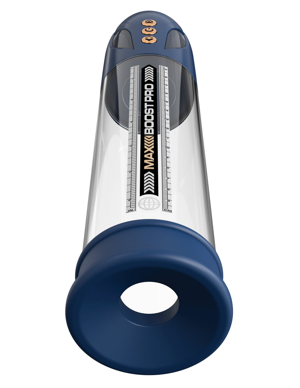 Pipedream Pump Worx Max Boost Pro Flow Penis Pump Blue Clear