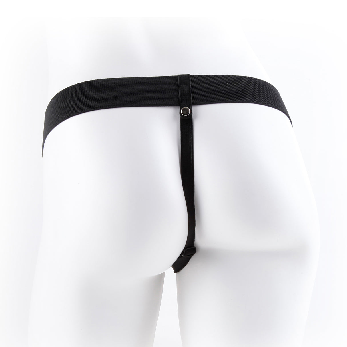 Pipedream Fetish Fantasy Series 7 Inch Vibrating Hollow Strap On with Balls Purple Black