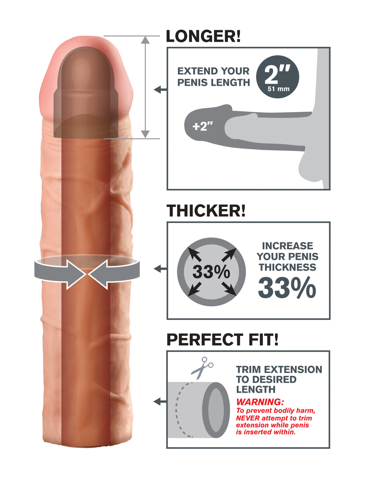 Fantasy X Tensions Perfect 2 Inch Extender Light