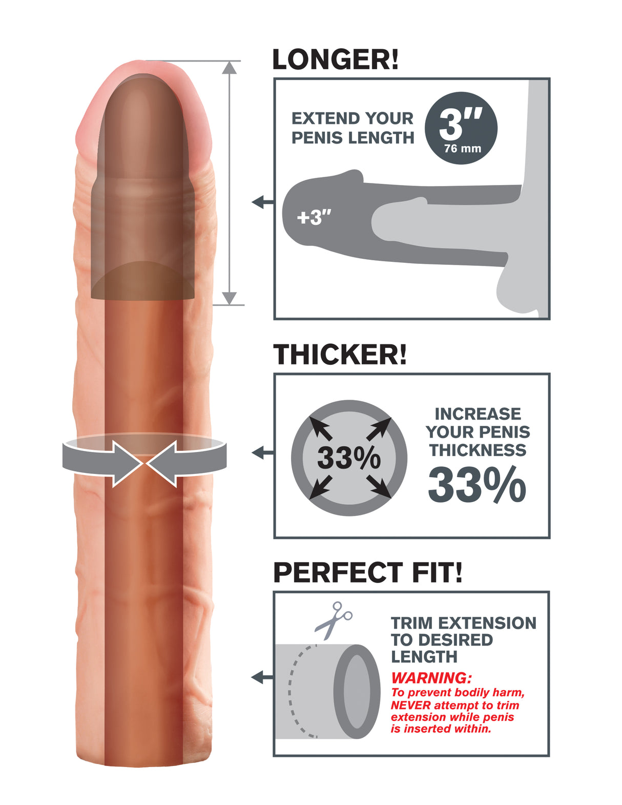 Fantasy X Tensions Perfect 3 Inch Extender Light