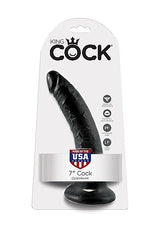 Pipedream King Cock 7 Inch Cock Black