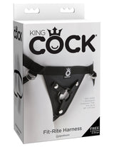 Pipedream King Cock Fit Rite Harness Black