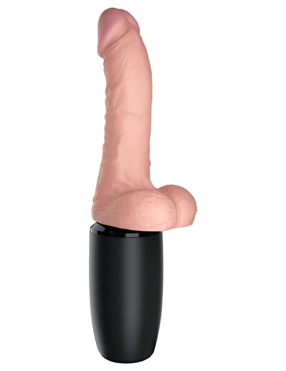 Pipedream King Cock Plus Thruster Cock with Balls 6.5 Inch Flesh