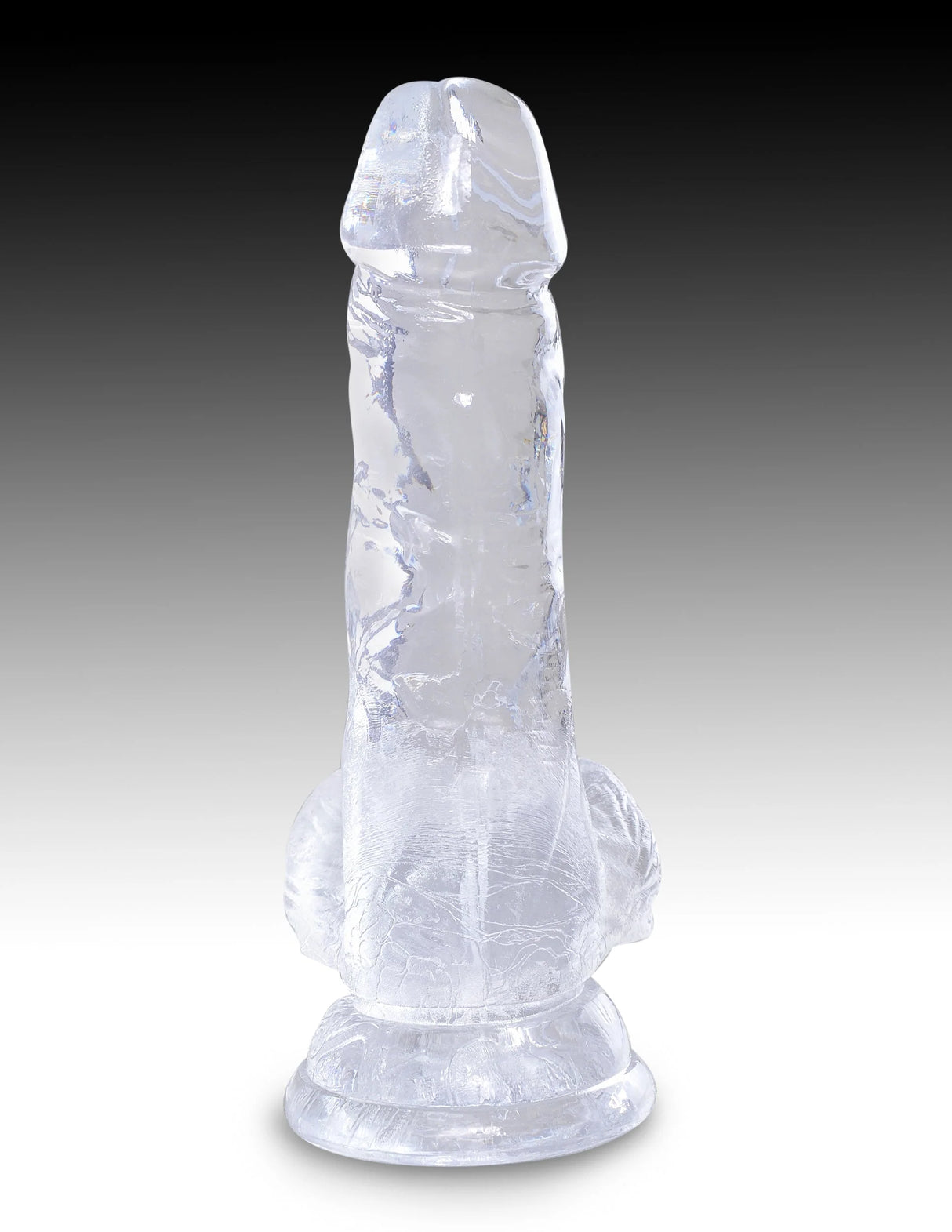 Pipedream King Cock Clear 5 Inch Dildo with Balls