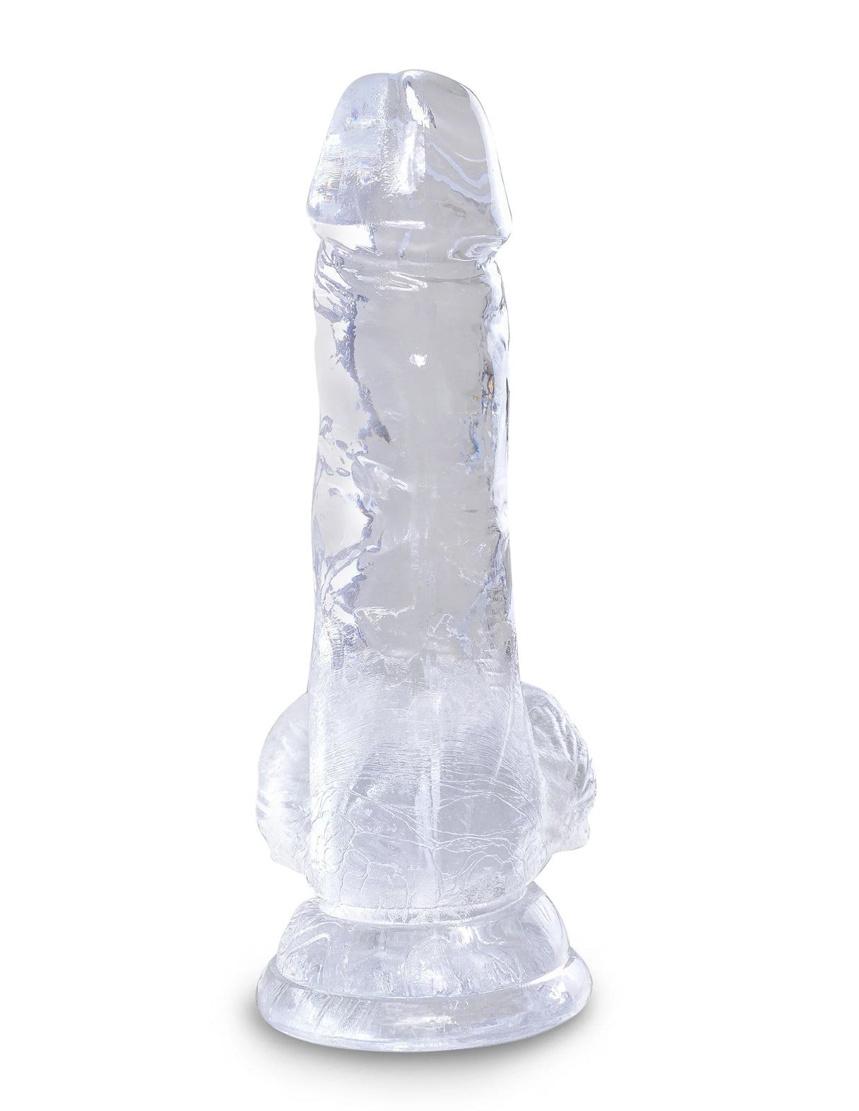 Pipedream King Cock Clear 5 Inch Dildo with Balls