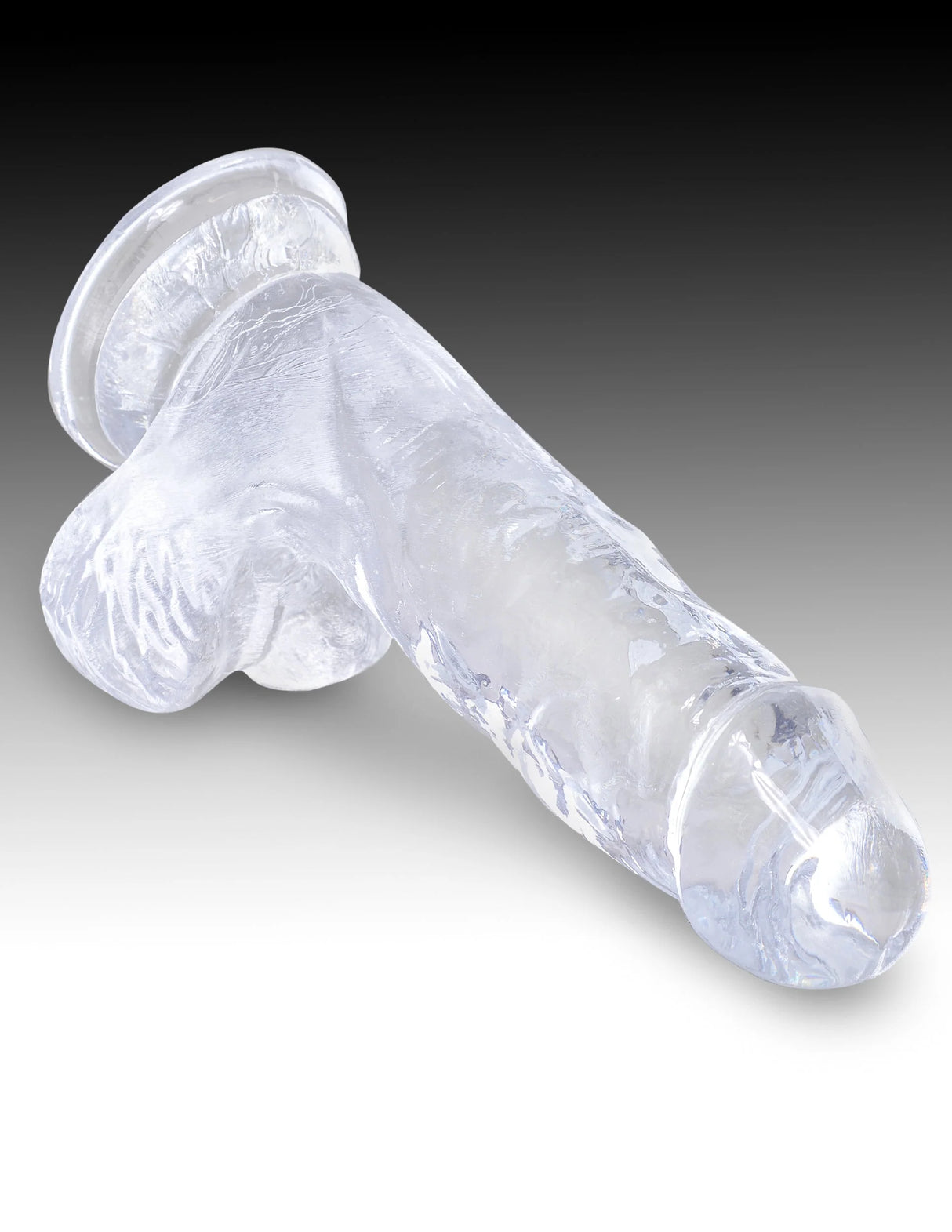 Pipedream King Cock Clear 5 Inch Dildo with Balls