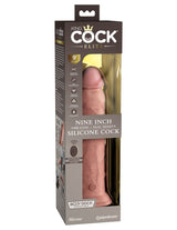 Pipedream King Cock Elite 9 Inch Vibrating Dual Density Silicone Cock Flesh