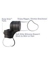 Pipedream Fantasy C Ringz Mr Big Cock Ring & Ball Stretcher Black