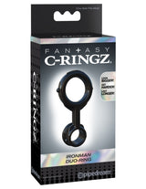 Pipedream Fantasy C Ringz Ironman Duo Cock Ring Black