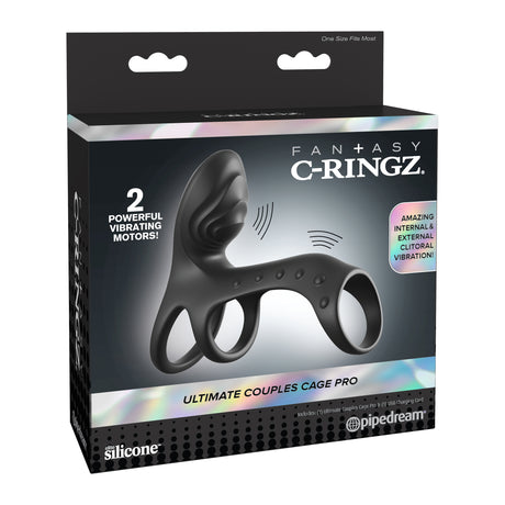 Pipedream Fantasy C Ringz Ultimate Couples Cage Pro Black