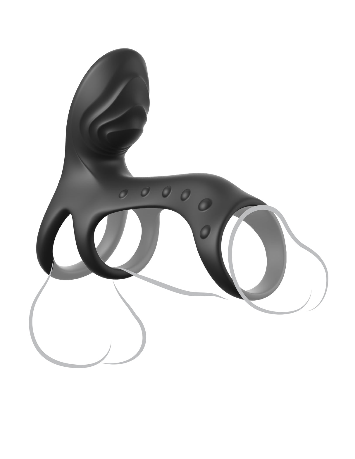 Pipedream Fantasy C Ringz Ultimate Couples Cage Pro Black