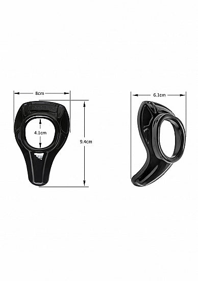 Perfect Fit Armour Up Cock Ring Black