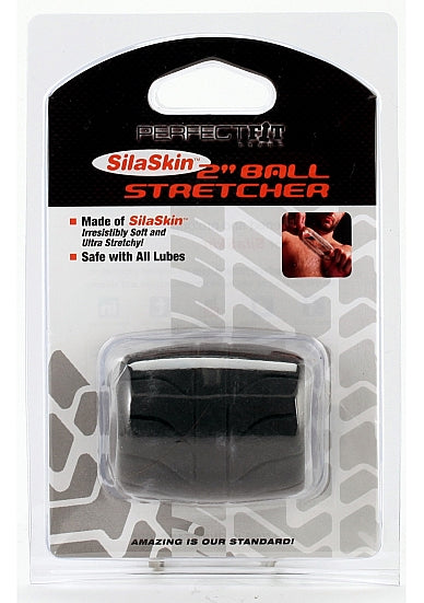 Perfect Fit Silaskin Ball Stretcher 2 Inch Black