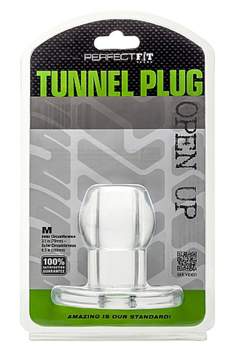 Perfect Fit Tunnel Plug Medium Transparent