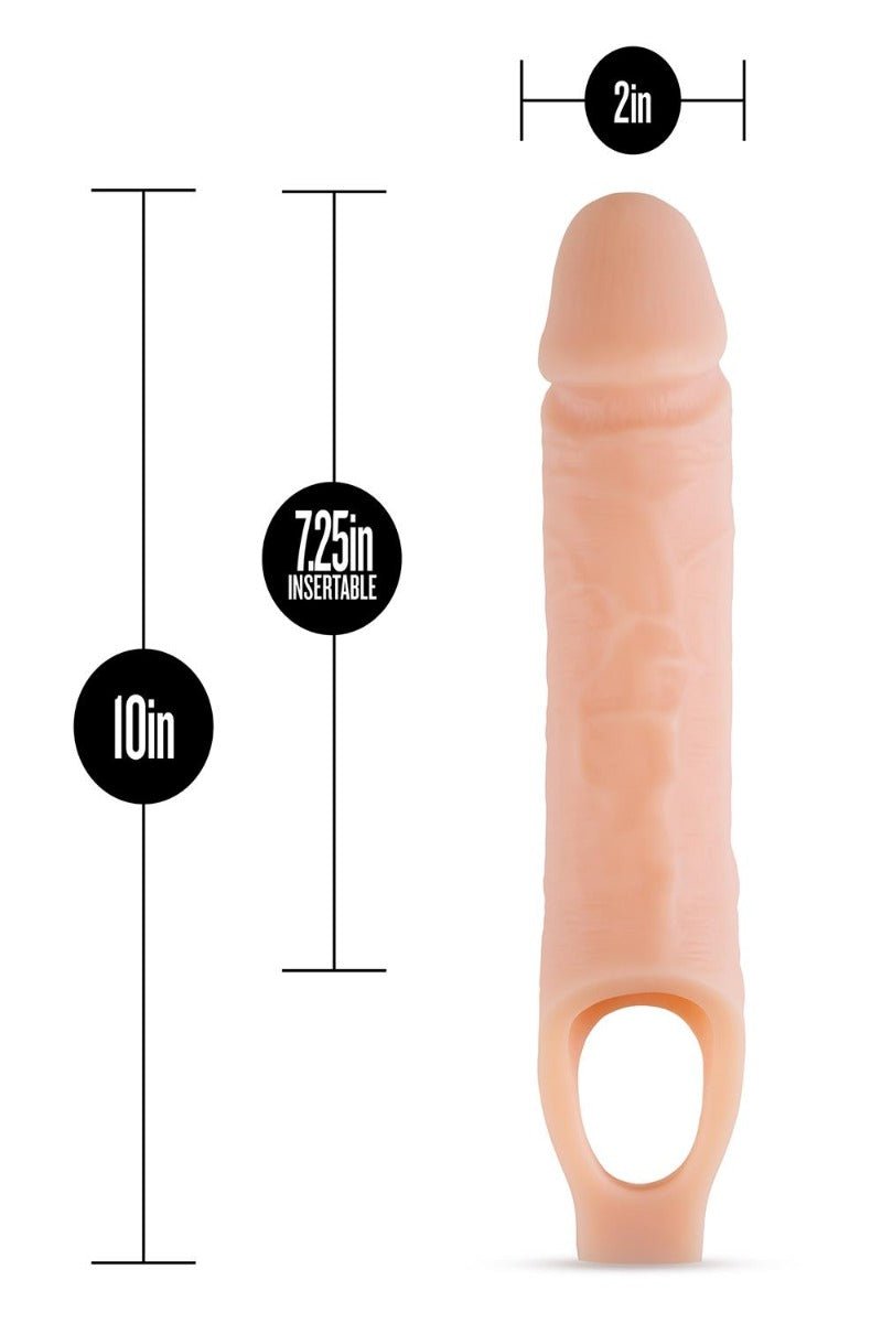 Performance Plus 10 Inch Cock Sheath Penis Extender Light