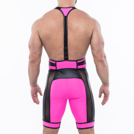 Spartas Enea Neo Lycra Mesh Singlet Pink