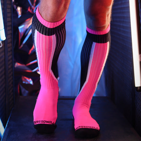 Breedwell Heatwave Socks Neon Pink