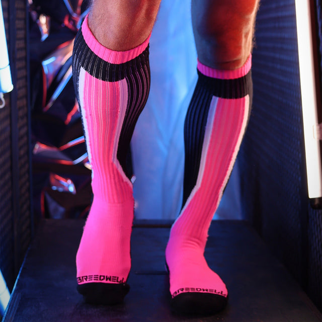 Breedwell Heatwave Socks Neon Pink