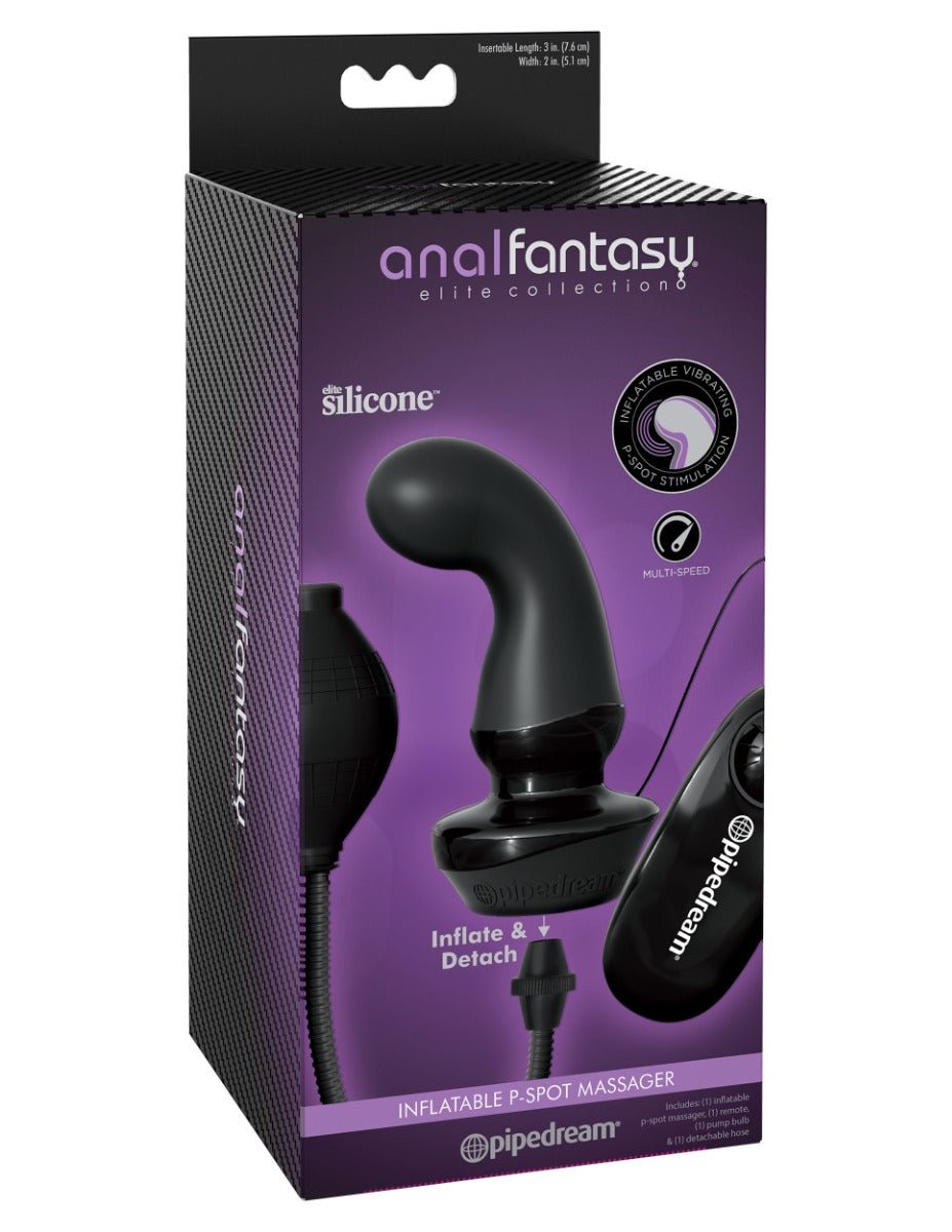 Pipedream Anal Fantasy Elite Inflatable P Spot Massager Black