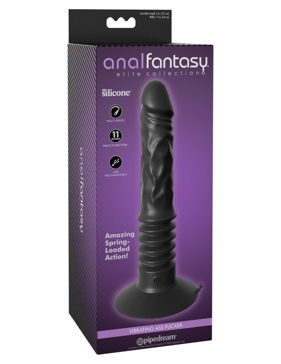 Pipedream Anal Fantasy Elite Vibrating Ass Fucker Black