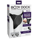 Pipedream Body Dock G Spot Pro Vibrating Strap On Harness Black