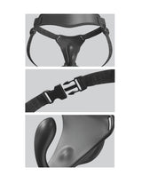 Pipedream Body Dock G Spot Pro Vibrating Strap On Harness Black - FETCH