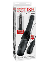 Pipedream Fetish Fantasy Series Ultimate Silicone Thruster Black - FETCH