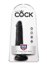 Pipedream King Cock 6 Inch Black