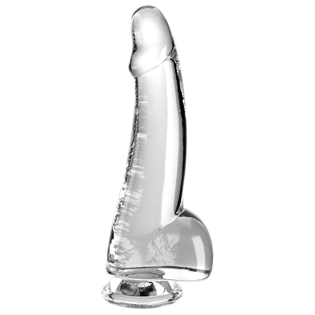 Pipedream King Cock Clear 7.5 Inch Dildo with Balls