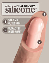 Pipedream King Cock Elite Beginners Silicone Body Dock Kit 6 Inch Flesh