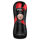 Pipedream PDX Elite Vibrating Anal Stroker Light - FETCH