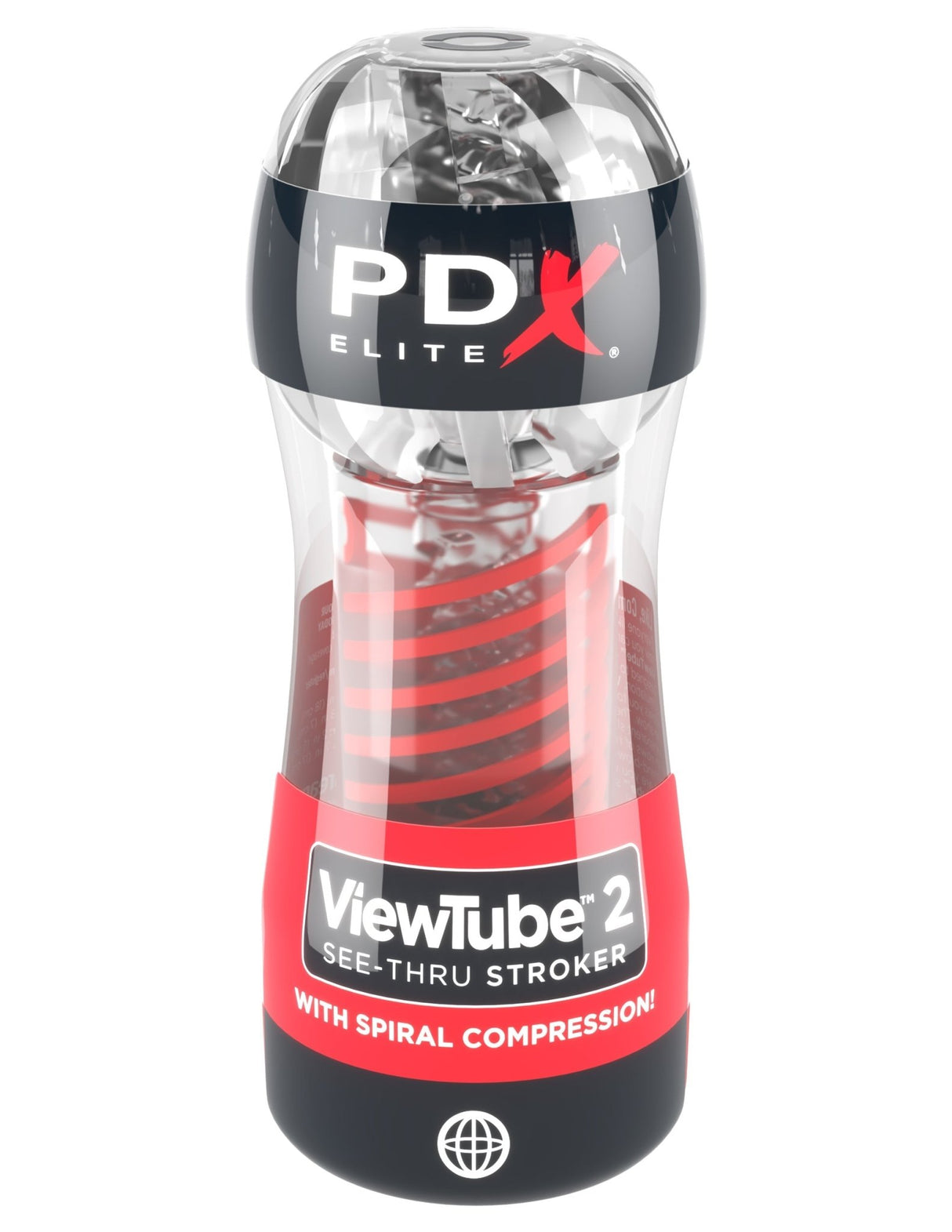 Pipedream PDX Elite Viewtube 2 See Thru Stroker - FETCH