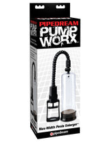 Pipedream Pump Worx Max Width Penis Enlarger Pump Clear