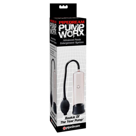 Pipedream Pump Worx Rookie of the Year Penis Pump Clear - FETCH