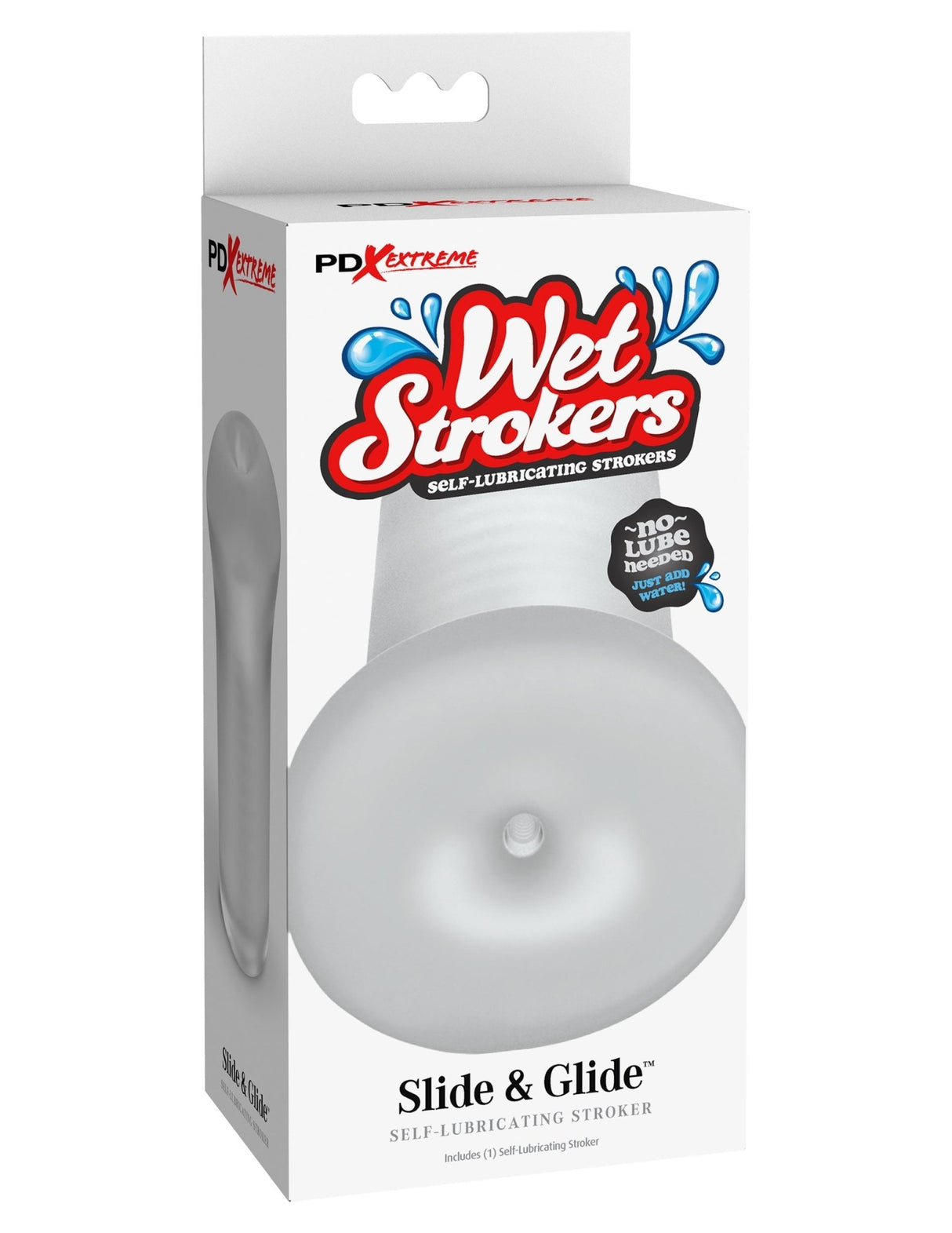 Pipedream Wet Strokers Slide and Glide Clear - FETCH