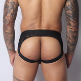 Gigo Plush Jock Brief Black