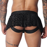 Gigo Plush Jock Skirt Black