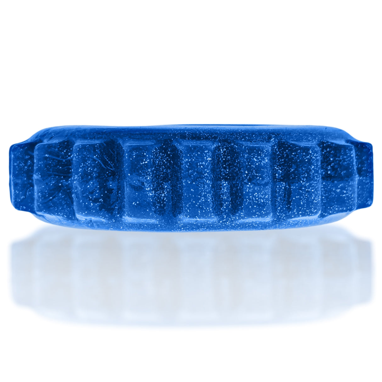 Oxballs Plushy Cock Ring Blue Fire