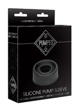 Pumped Silicone Pump Sleeve Medium Black