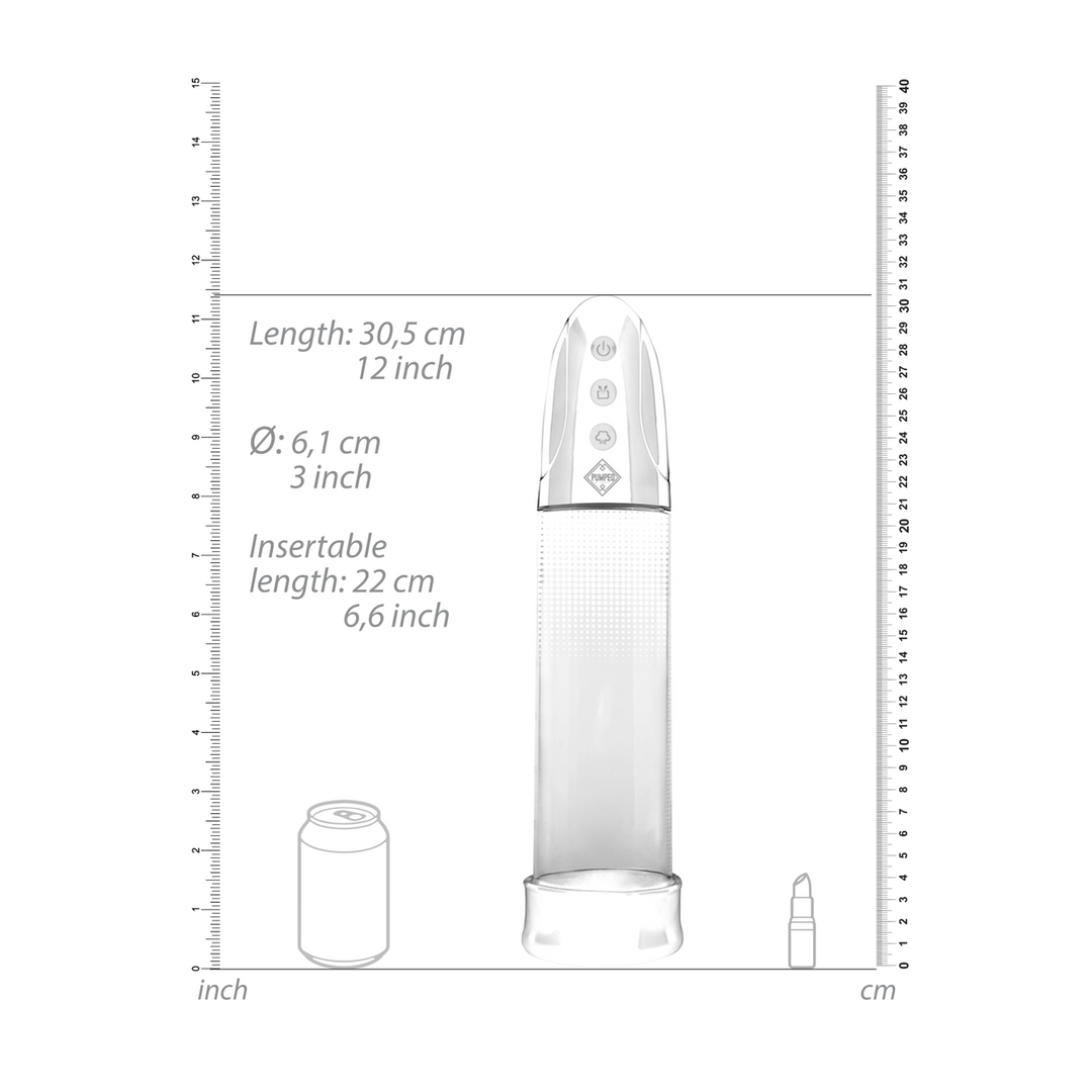Pumped Automatic Rechargeable LUV Pump Transparent