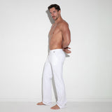 Code 22 Prism Pique Pant White